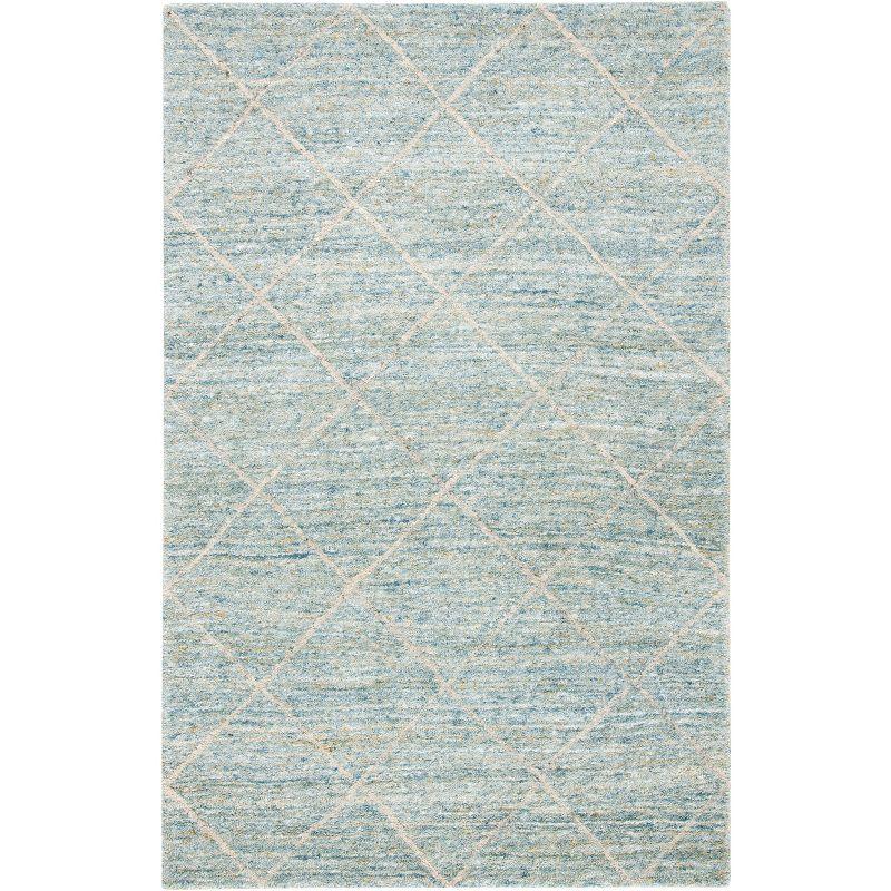Himalaya HIM423 Handmade Area Rug - 5'x8' - Blue - Safavieh