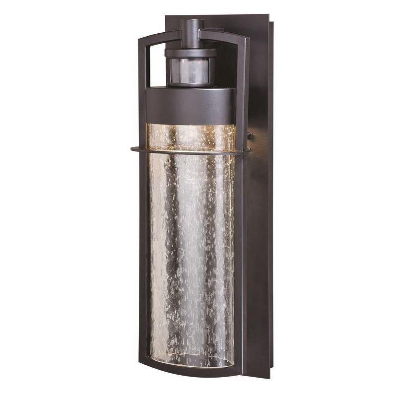 Logan Carbon Bronze LED Outdoor Wall Light with Motion Sensor