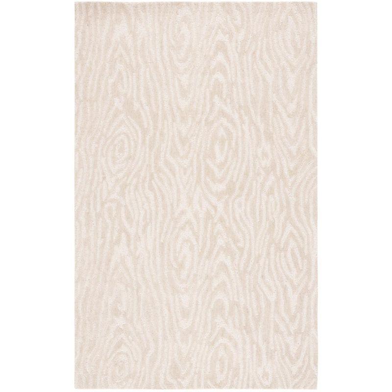 Ebony EBN550 Handmade Tufted Area Rug - Ivory - 6' X 9' - Safavieh