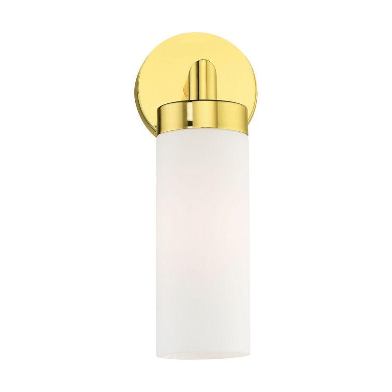 Livex Lighting Aero 1 - Light Sconce in  Polished Brass