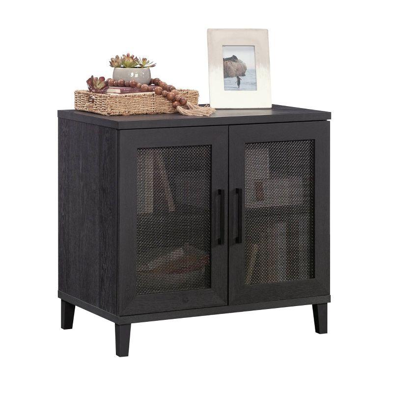 Raven Oak 2-Door Office Cabinet with Adjustable Shelving