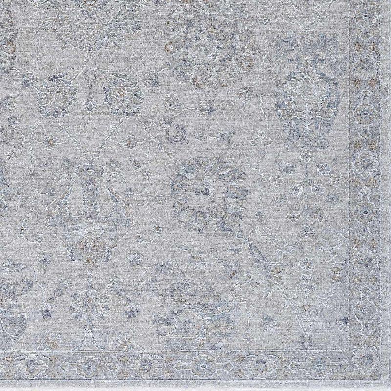 Hauteloom Rectangle Area Rug   Light Gray