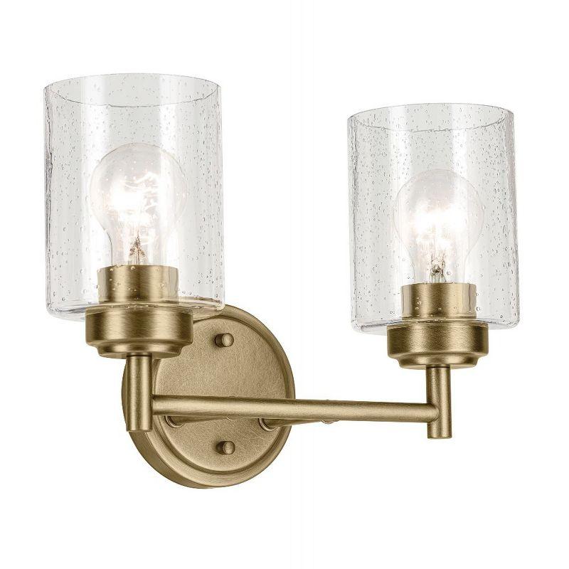 Kichler Lighting Winslow 2 - Light Vanity in  Natural Brass