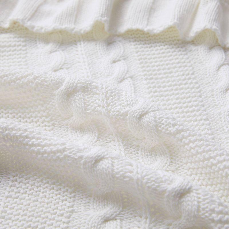 VCNY Dublin Cable Knit Throw Blanket, 50" x 70"