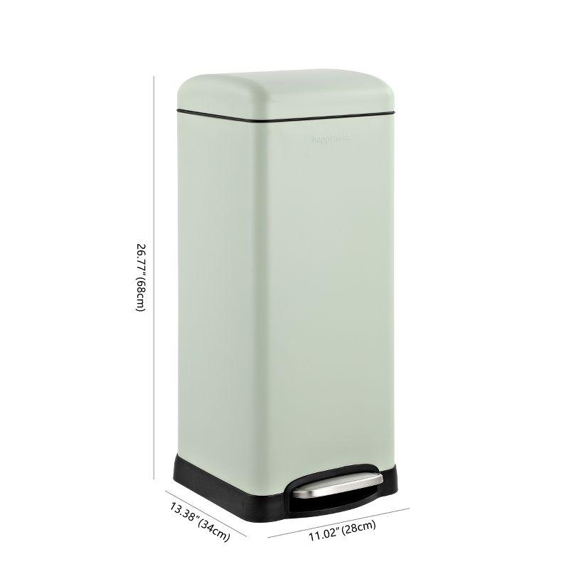 happimess Betty Retro 8-Gallon Step-Open Trash Can