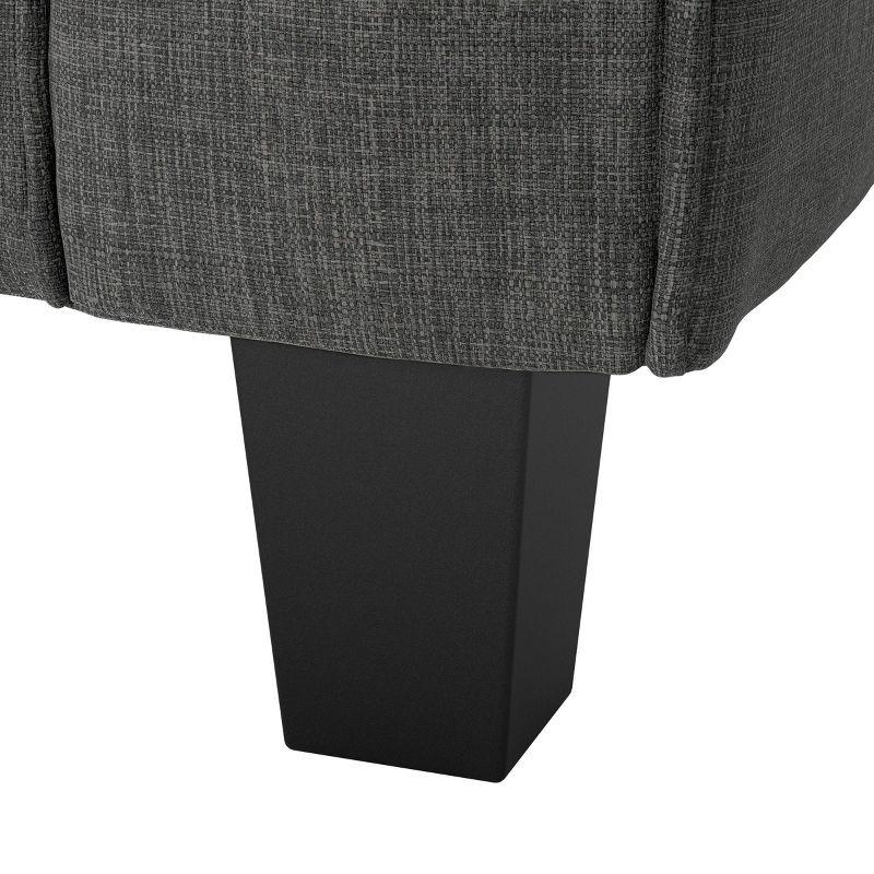 Serta Palisades 61" Track Arm Sofa, Easy Care Fabric, Soft Pillow Back, Pocket Coil Seat Cushions