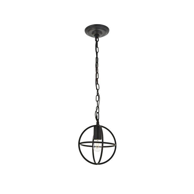 Elegant Lighting Octavia 1 light dark brown Pendant