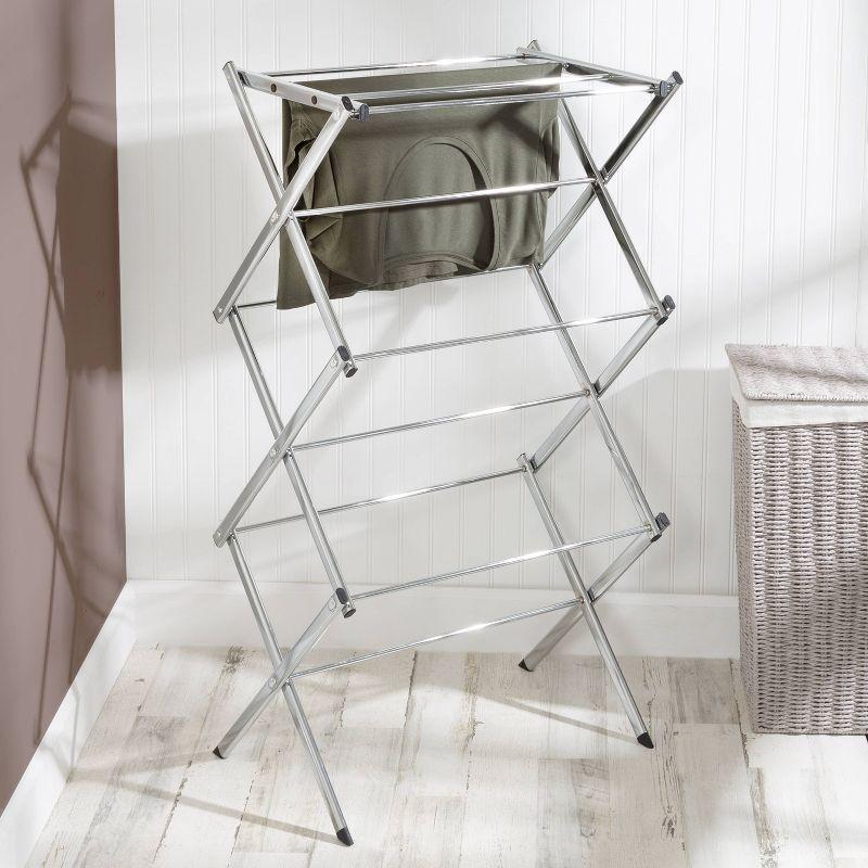 Honey-Can-Do Slim Drying Rack Chrome