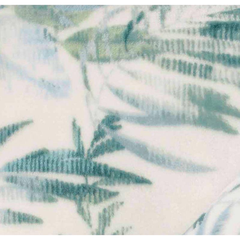 Tommy Bahama Home Wallpaper Leaves Plain Weave / Muslin Throw Blanket