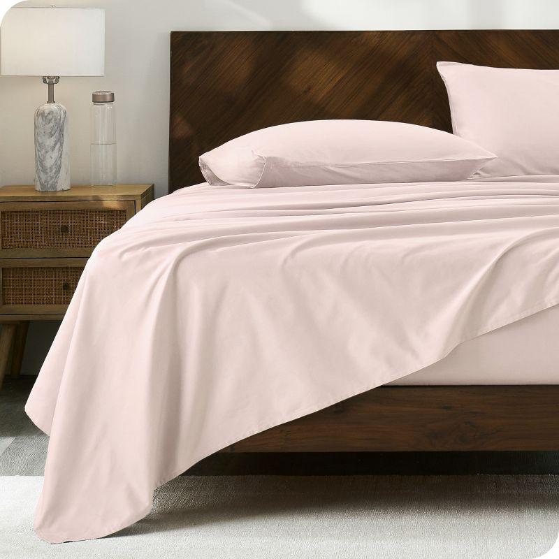 Bare Home 100% Cotton Percale Sheet Set