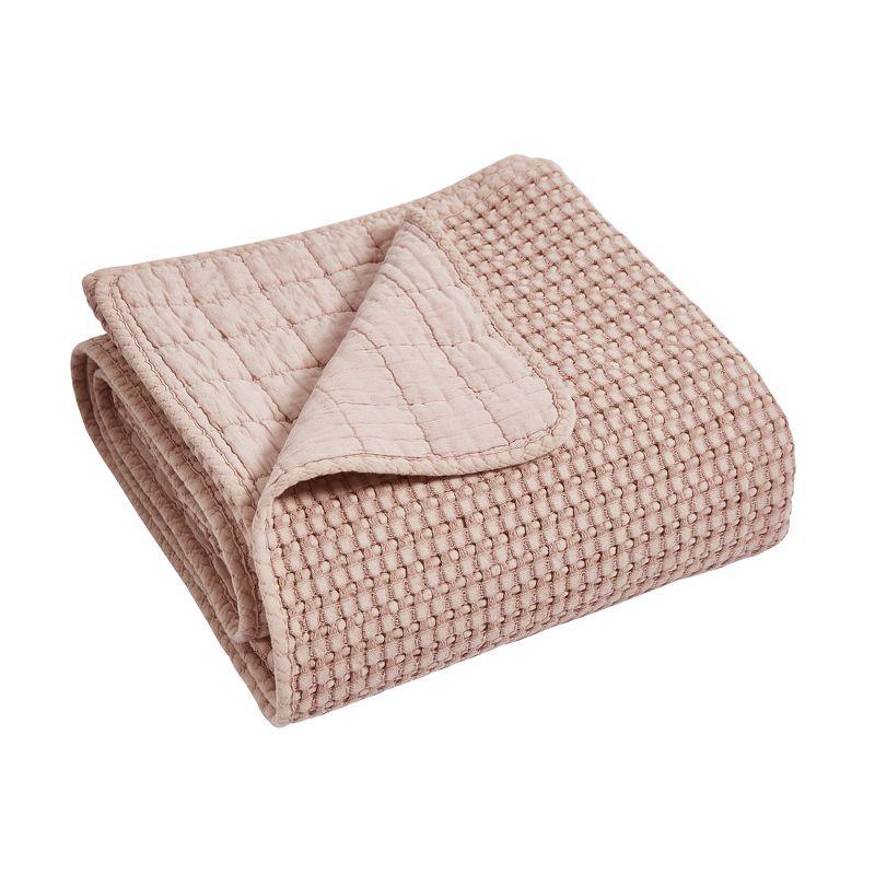 Mills Waffle Quilted Throw - Levtex Home