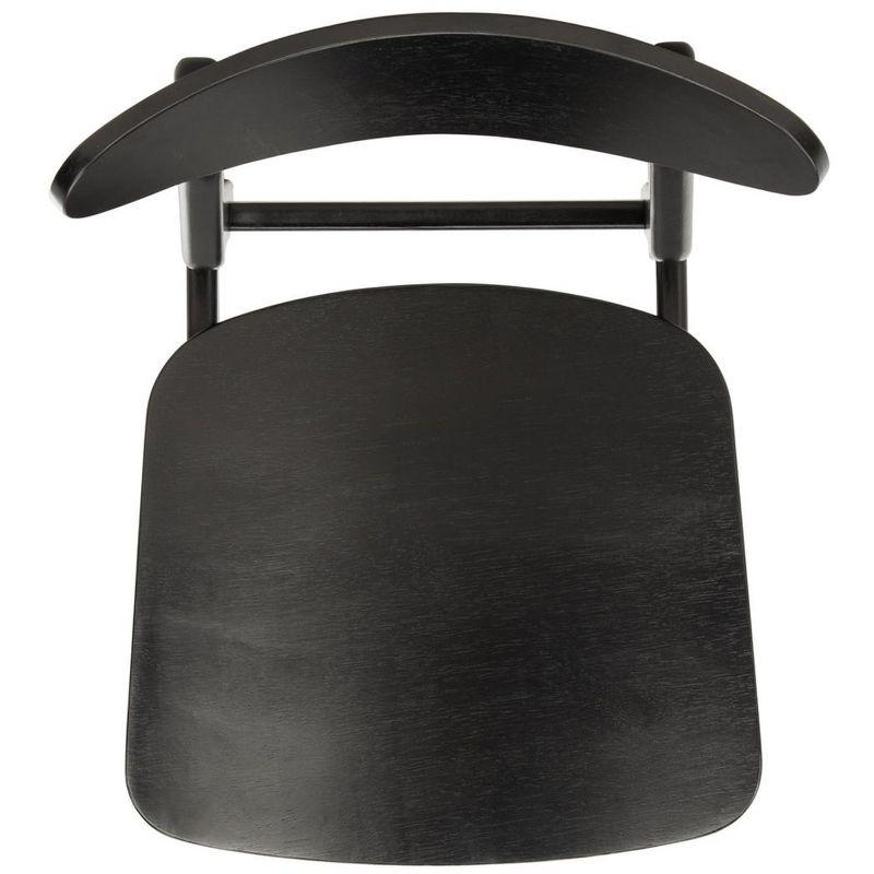 Lucca Retro Dining Chair (Set of 2) - DCH1001 - Black - Safavieh