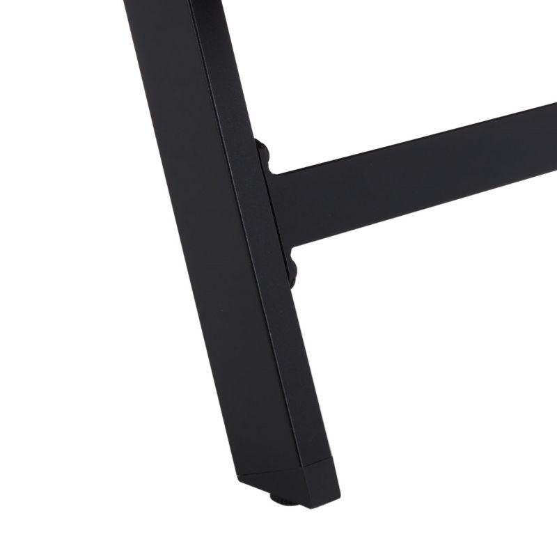 Fionne Sunlounger - Outdoor - PAT9038 - Black -Safavieh
