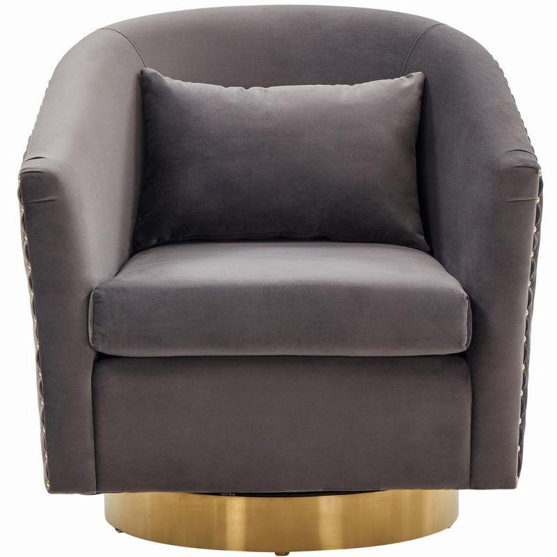 Skye Upholstered Swivel Barrel Chair