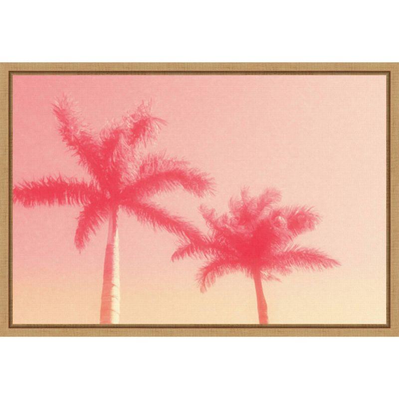 Amanti Art Palm Trees in Pink by Grafitee Studios Framed Wall Art Print