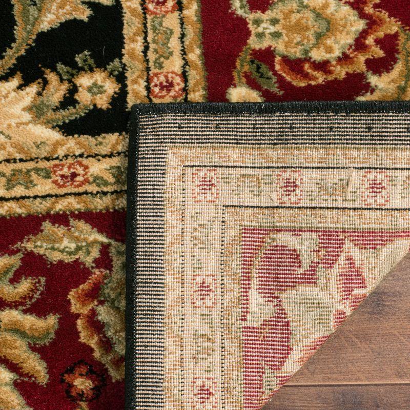 Lyndhurst LNH212 Power Loomed Runner Rug - Black/Red - 2'3"x22' - Safavieh