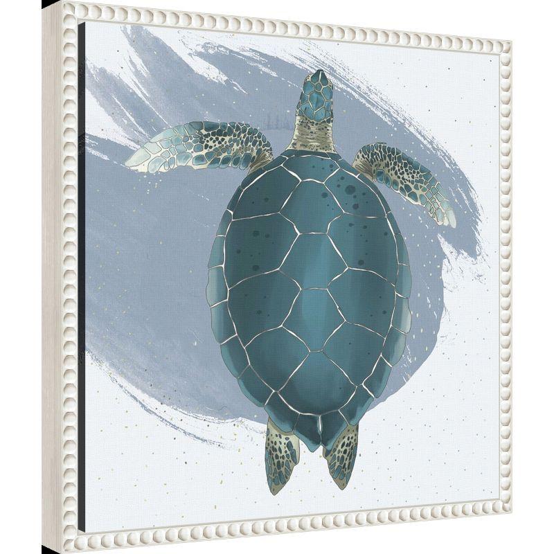 Amanti Art Sea Turtle by Lucca Sheppard Framed Canvas Wall Art