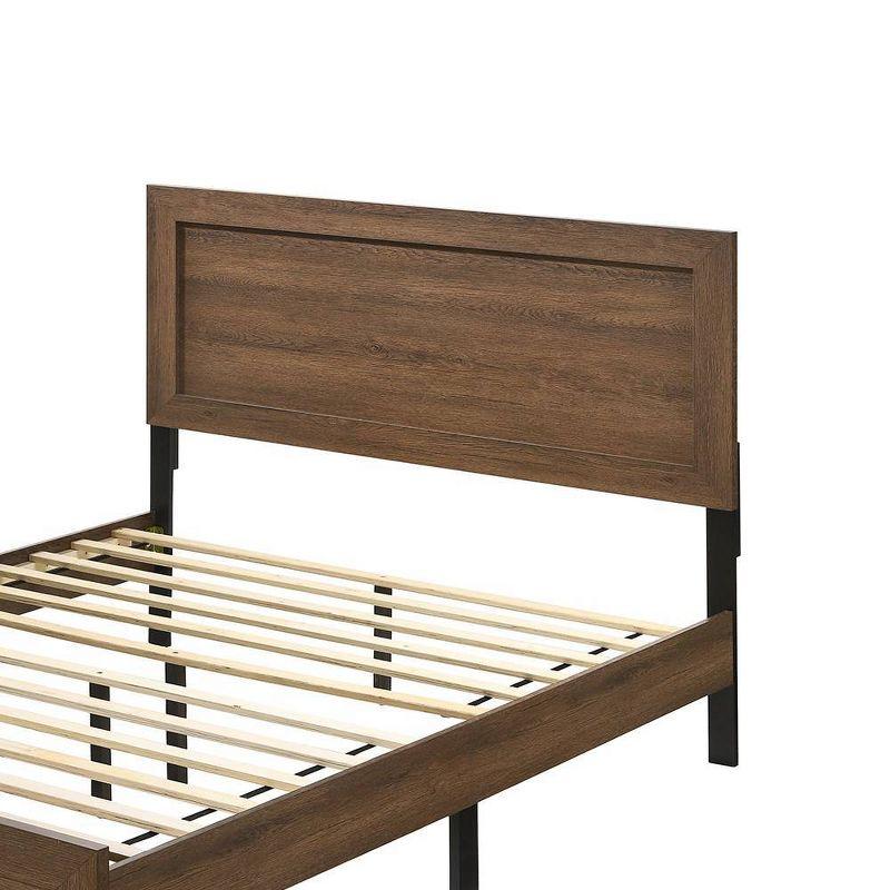 Acme Furniture King Miquell Bed Oak Finish