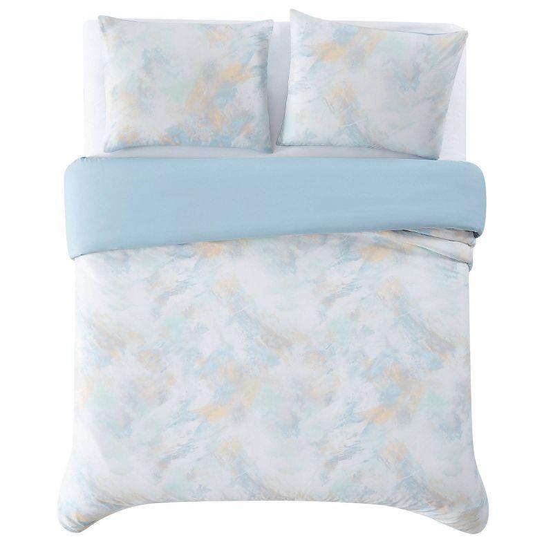 Hannah Watercolor Polyester Standard Abstract Comforter Set