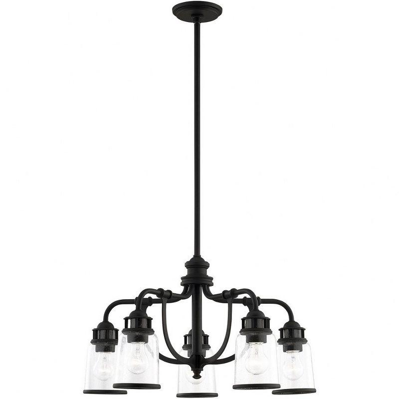 Livex Lighting Lawrenceville 5 - Light Chandelier in  Black