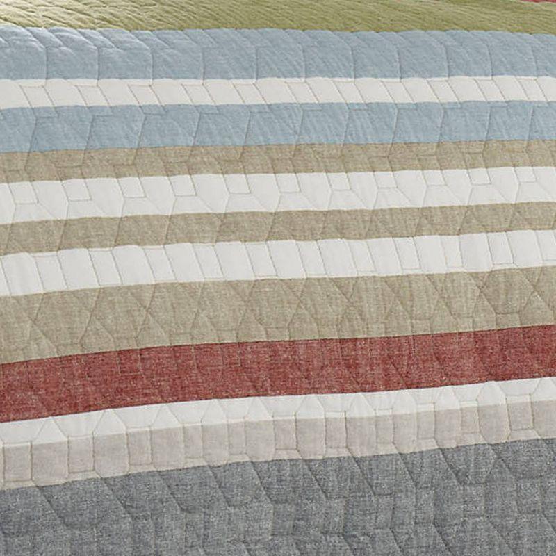 Gray Stripe Salmon Ladder Quilt Set - Eddie Bauer®