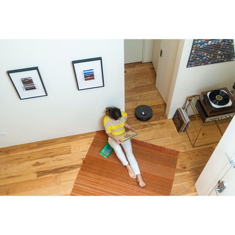 Self Empty Dustin Wi-Fi Connected Self-Emptying Robot Vacuum and Mop