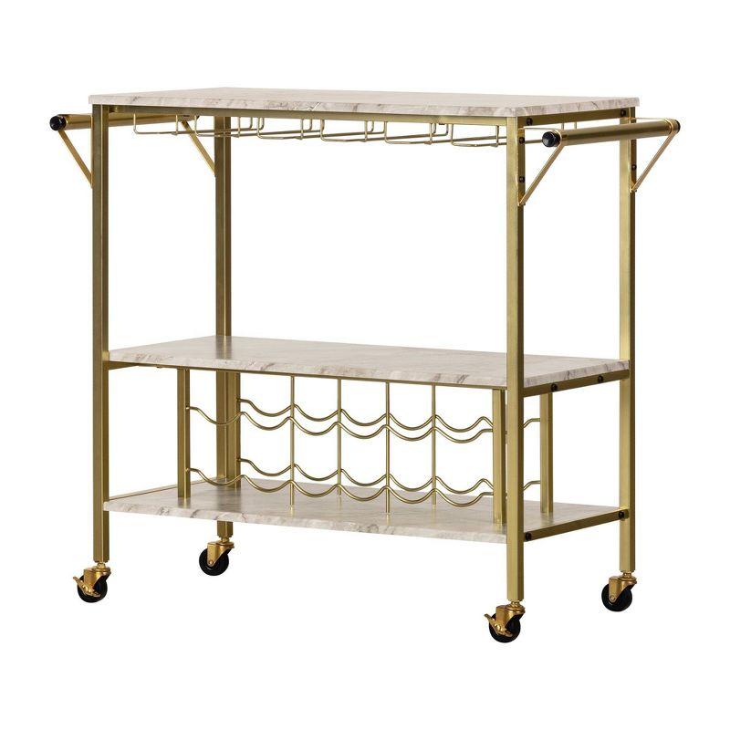 Maliza Metal Bar Cart