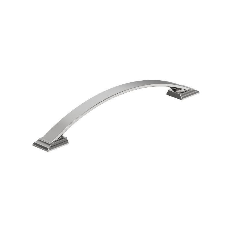 Amerock Candler 7-9/16 inch (192mm) Center-to-Center Polished Chrome Cabinet Pull