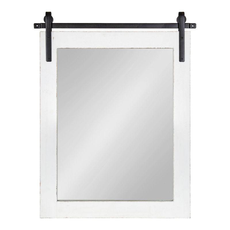 22&#34; x 30&#34; Cates Rectangle Wall Mirror White - Kate &#38; Laurel All Things Decor