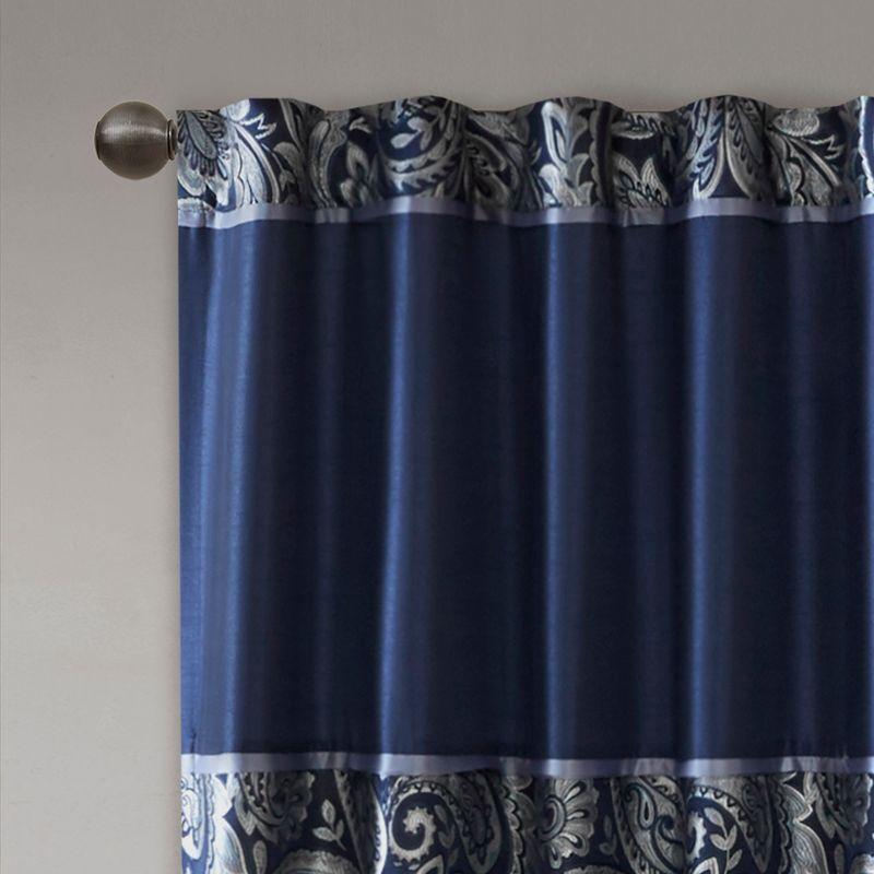 Aubrey Jacquard Curtain Panel Pair