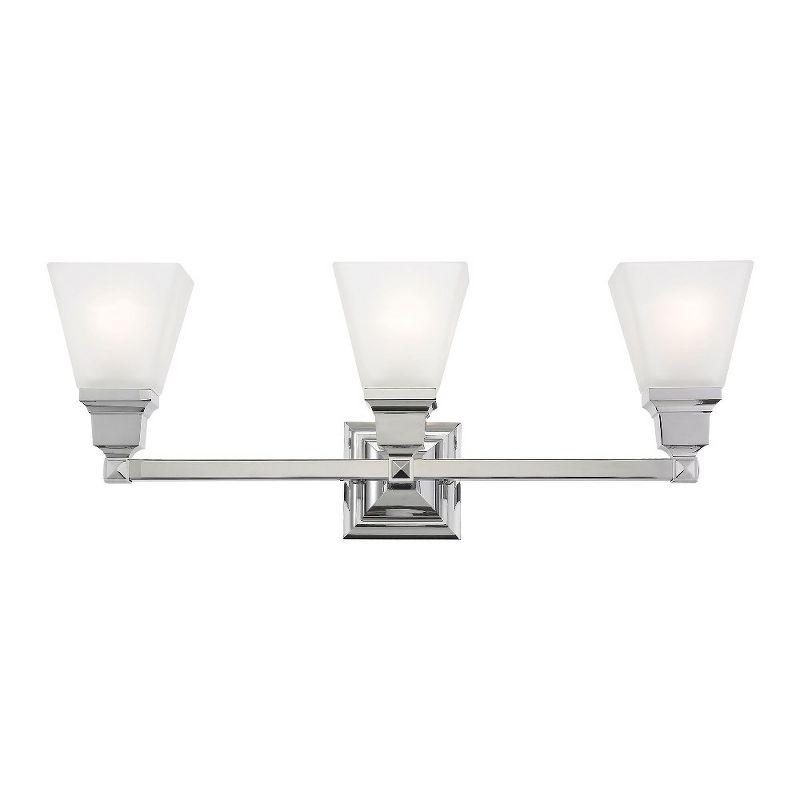 Livex Lighting Mission 3 - Light Vanity in  Antique Brass
