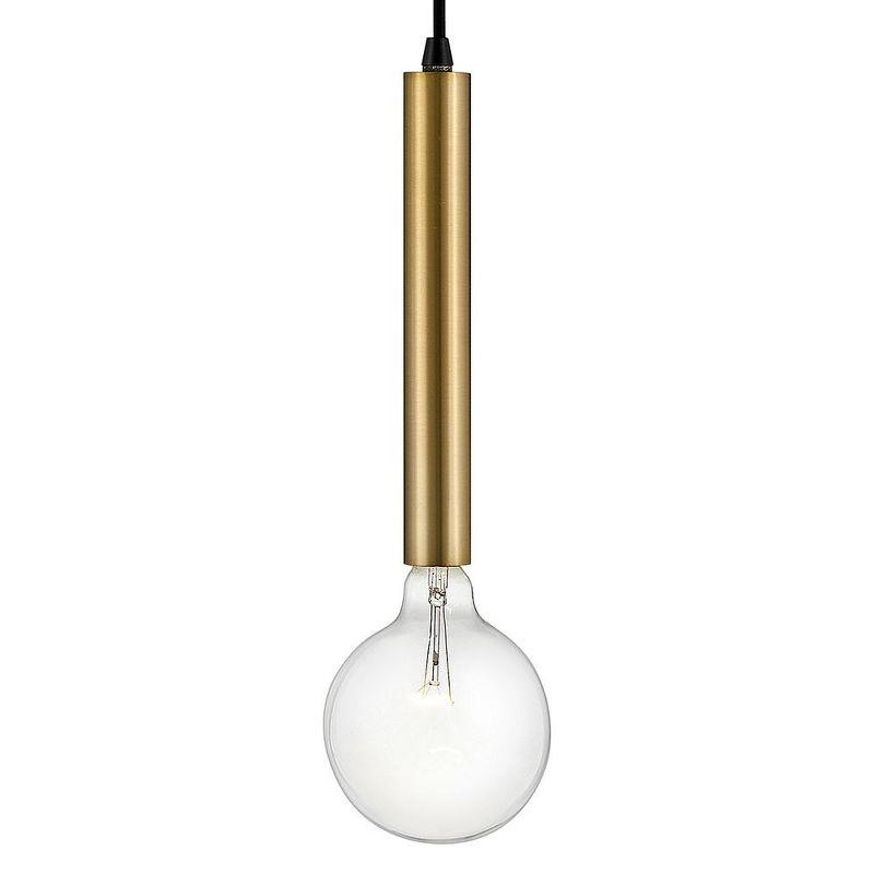 Lark Bobbie 1 - Light Pendant in  Lacquered Brass/Black