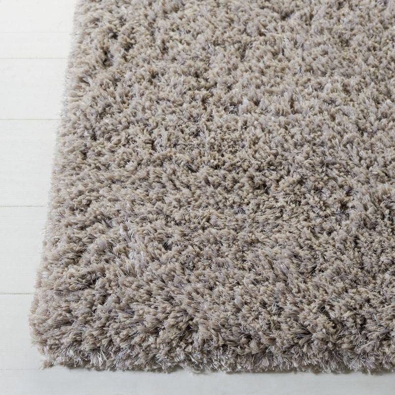 Silver Tufted Handmade Washable Shag Area Rug 8' x 10'