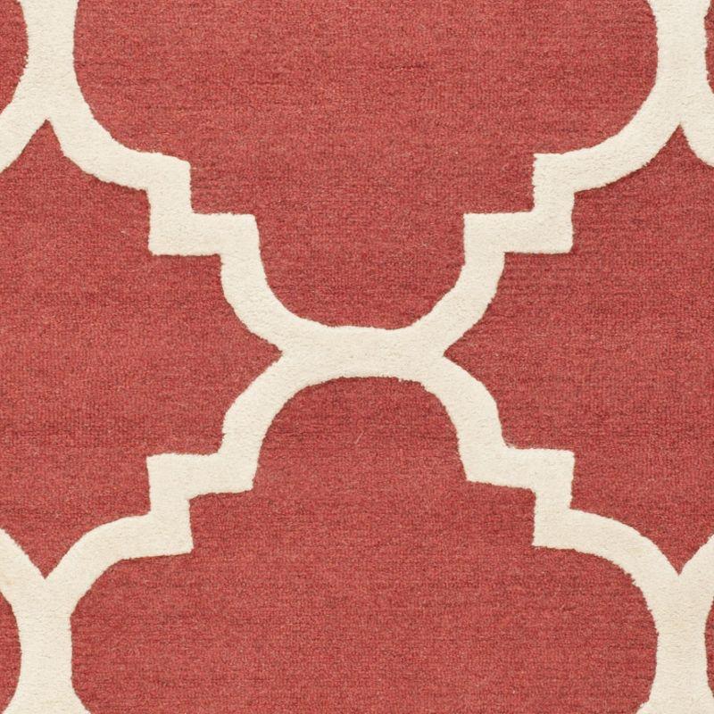 Cambridge CAM140 Tufted Indoor Accent Rug - Rust/Ivory - 3'x5' - Safavieh