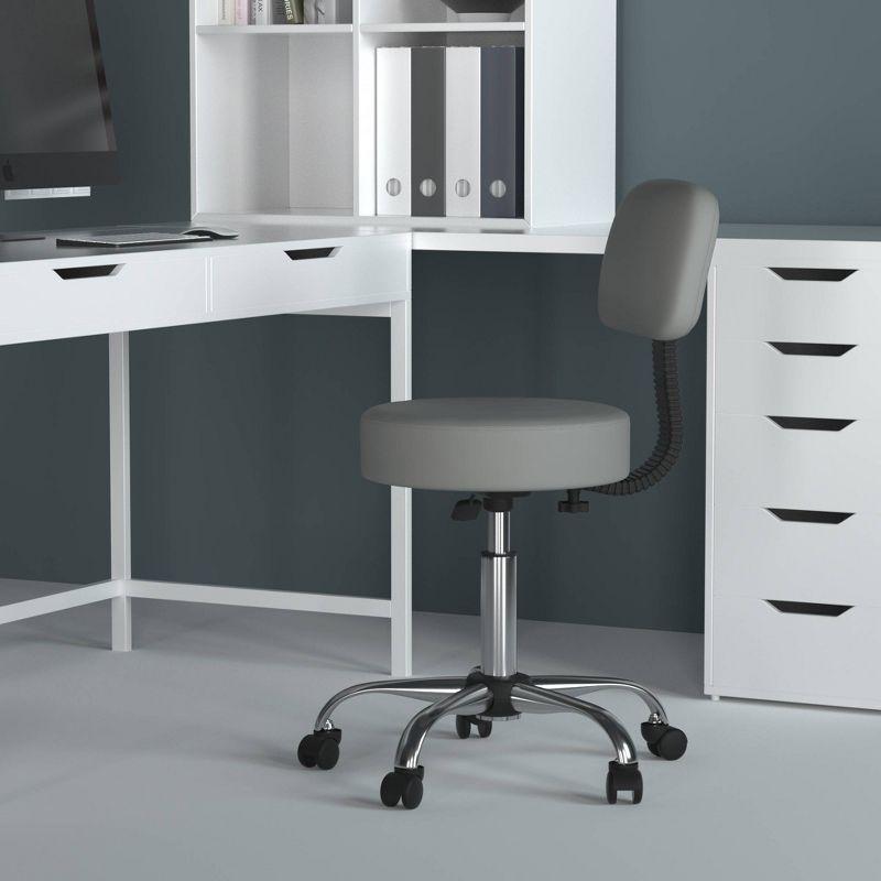 Boss Office Products Vinyl Drafting Chair
