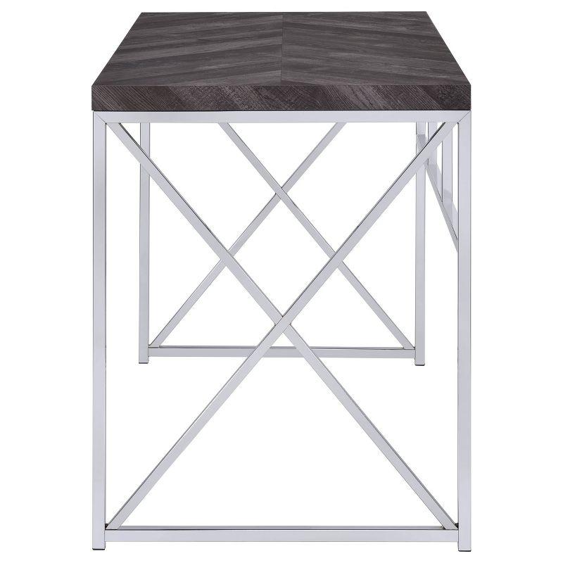 Grimma Writing Desk Rustic Gray - Coaster