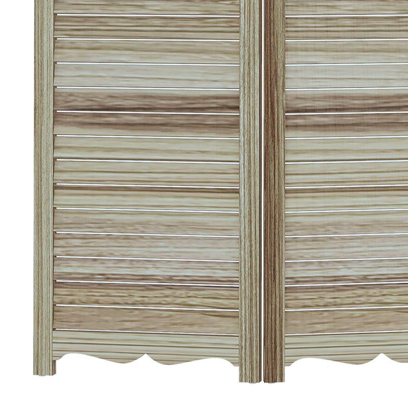 Myhomekeepers HOMCOM 4-Panel Folding Room Divider With Blackboard, 5.5 Ft Tall Freestanding Privacy Screen Panels For Bedroom Or Office