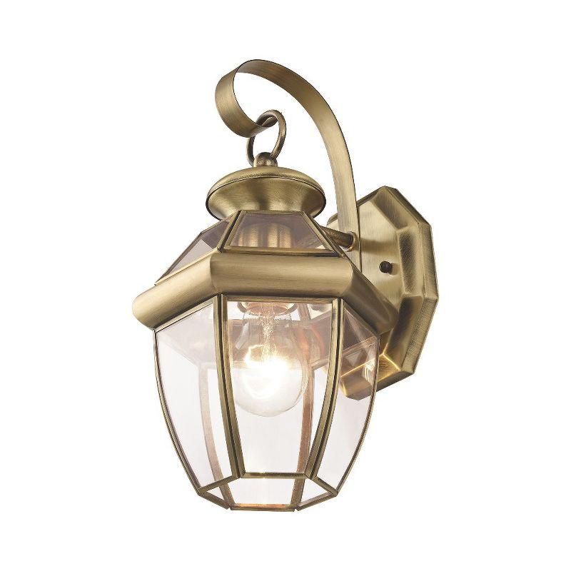 Livex Lighting Monterey 1 - Light Wall Light in  Antique Brass