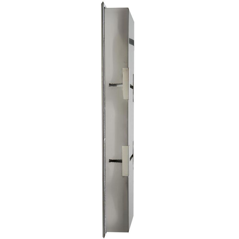 Vertical Stainless Steel Triple Shower Niche
