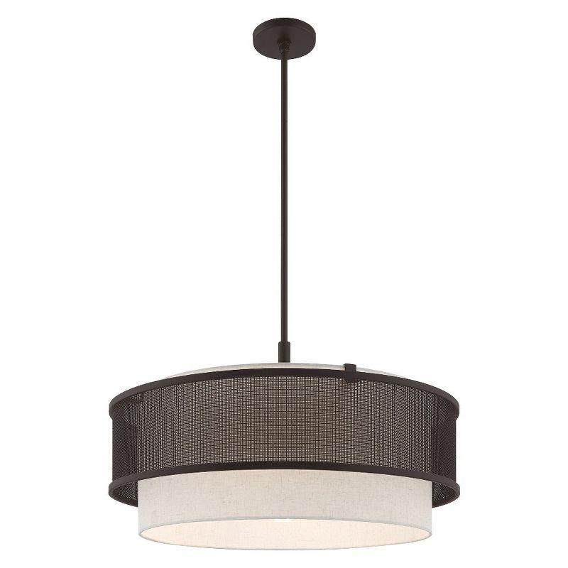 Livex Lighting Braddock 4 - Light Chandelier in  Bronze