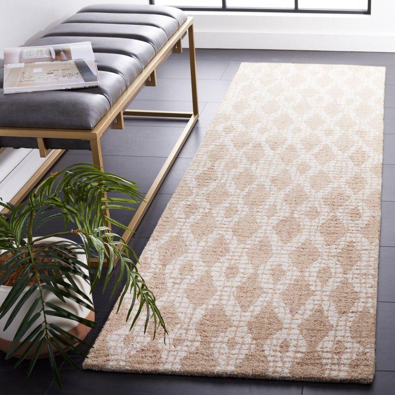 Abstract ABT206 Hand Tufted Area Rug - Beige/Ivory - 6'x9' - Safavieh.