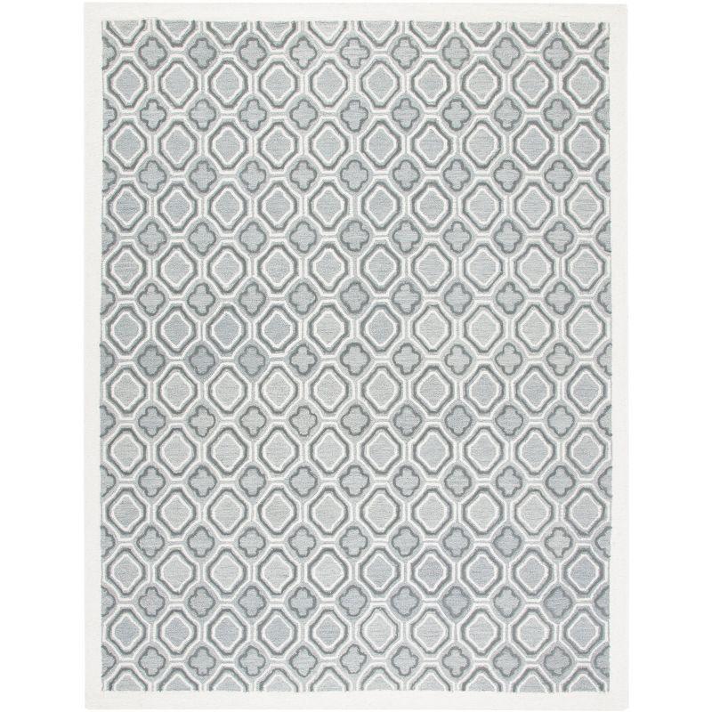 Metro MET701 Hand Tufted Area Rug - Ivory/Grey - 8'x10' - Safavieh.