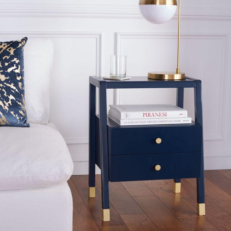 Cove 2 Drawer 1 Shelf Accent Table  - Safavieh