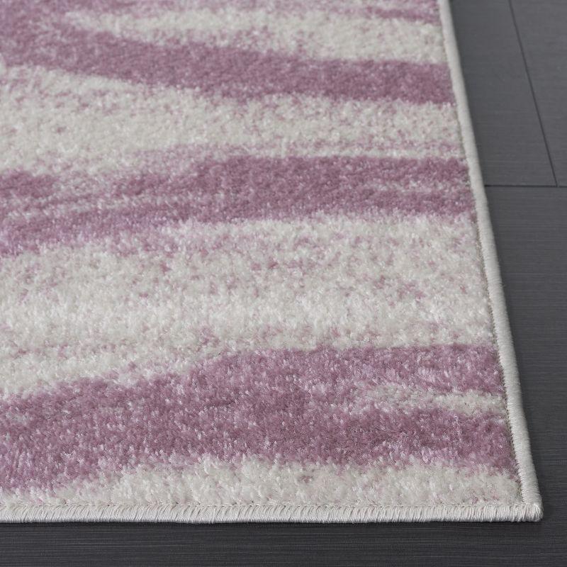 Adirondack ADR125 Machine Made Indoor Area Rug - Cream/Purple - 6'x9' - Safavieh