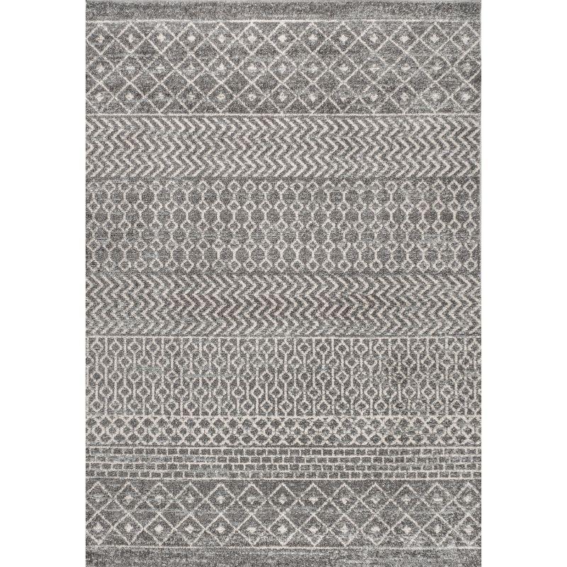 Arta Moroccan Modern Geometric Rug Area Rug - JONATHAN Y