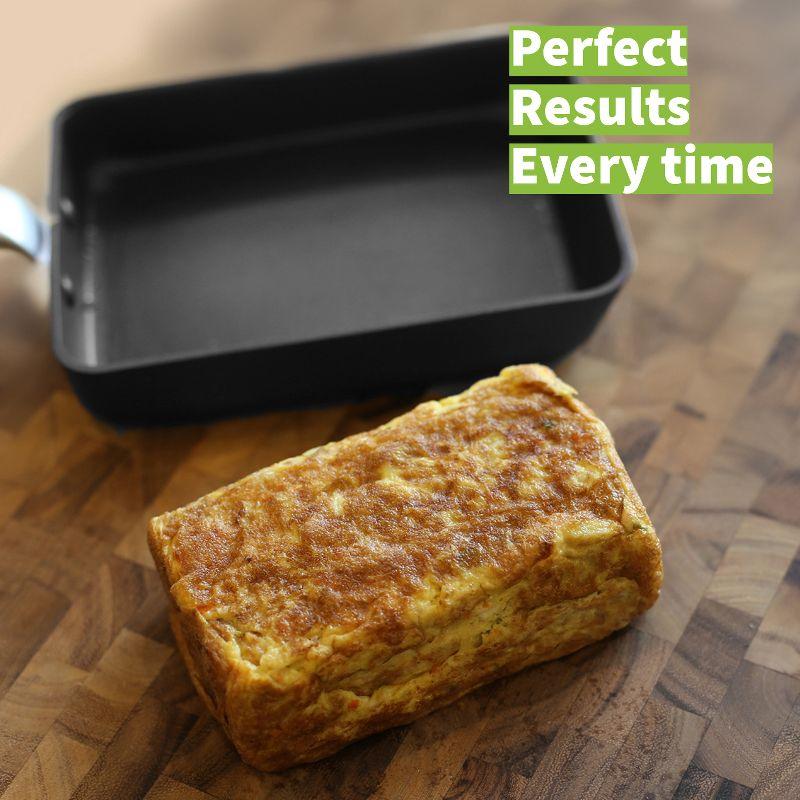 TECHEF Tamagoyaki Japanese Omelette Pan/Egg Pan - Medium/Black