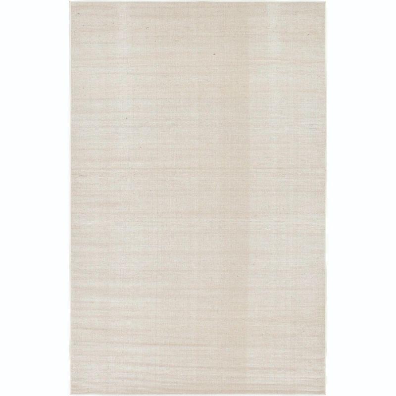 Unique Loom Williamsburg Collection Area Rug - Solid (5' 1" x 8' Rectangle Beige)