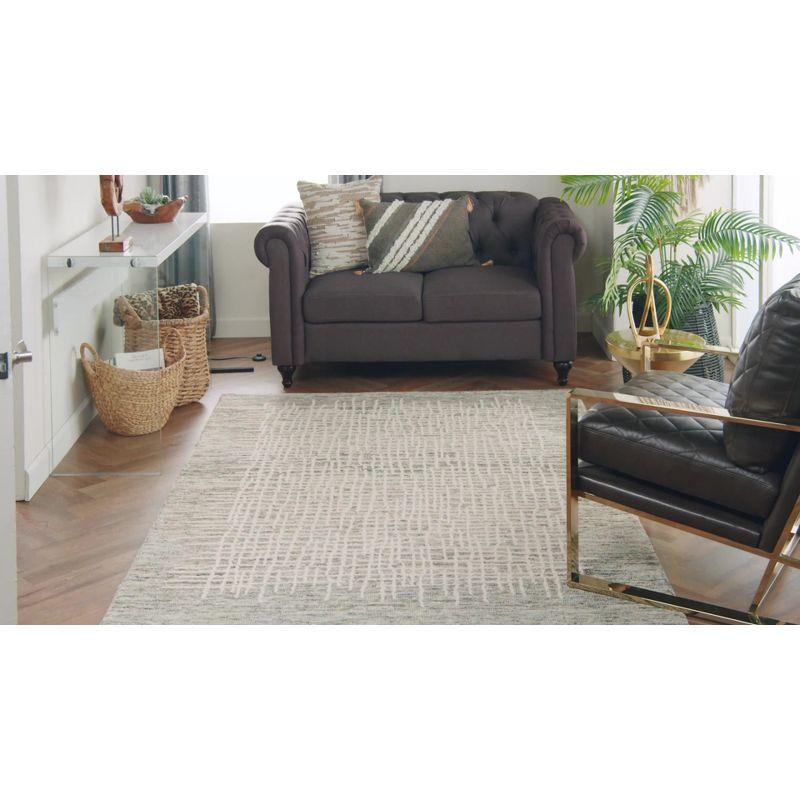Nourison Vail Rustic Texture Indoor Area Rug Beige/Multi 7'9" x 9'9"