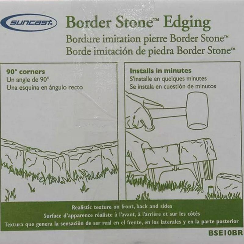 BEACHWATER POOL & SPA, LLC Landscape Design Border, Sections, Decorative Natural Rock Stone Edging For Garden, Lawn, & Landscaping (20 Pack)