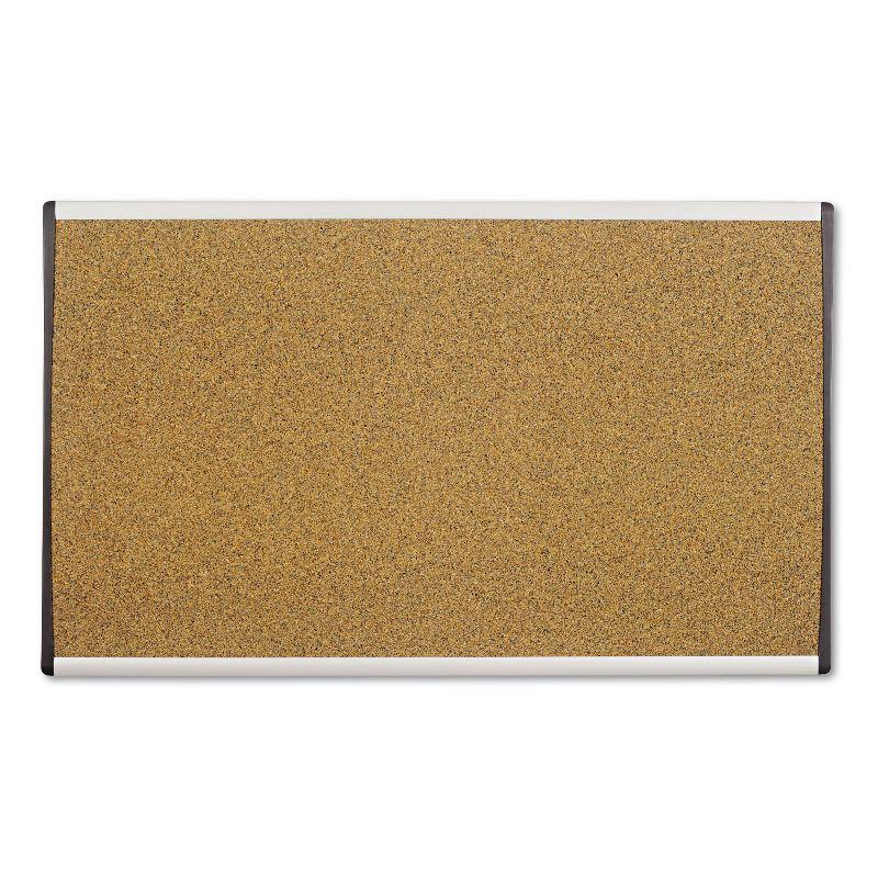 Quartet ARC Frame Cork Cubicle Board 18 x 30 Tan Aluminum Frame ARCB3018